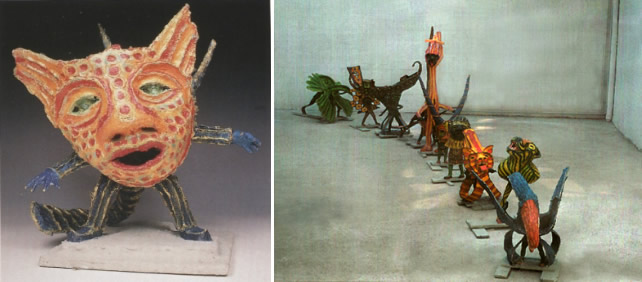 Raft sculptures, Hew Locke