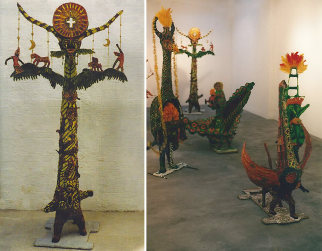 Raft sculptures, Hew Locke