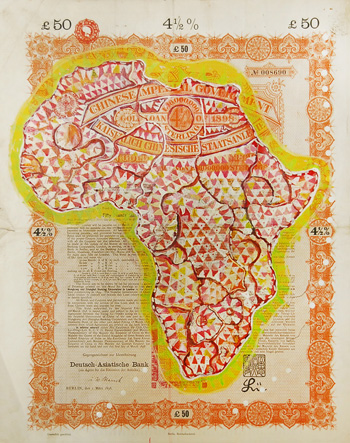 Chinese Imperial Gold Loan, 2011 - 50cm x 40cm